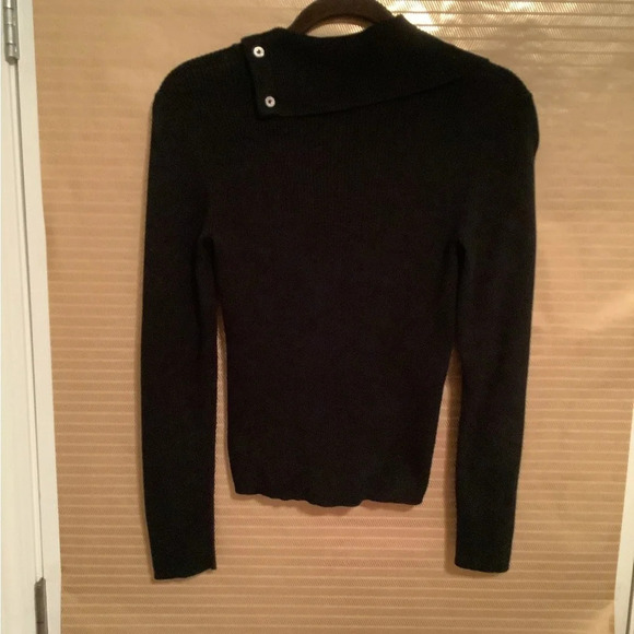 MODA~SWEATER/ BLOUSE~BLACK~M - Picture 4 of 6